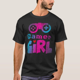 Camiseta Video Game Nerd E Sport Gaming Girl Gamer Gift Gam