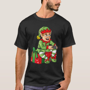 Camiseta Vídeo Gamer Controlador de Vídeo Natal Boys Kids X