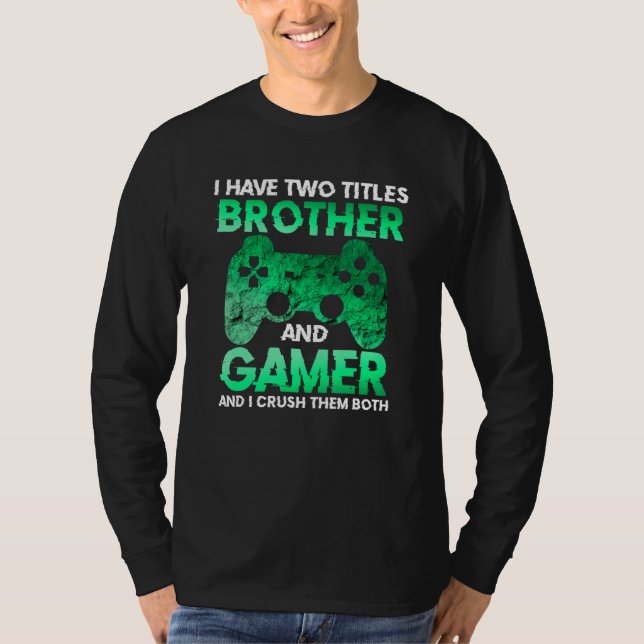 Camiseta Video Gamer Gifts for Boys Teens Funny Gaming Brot (Frente)