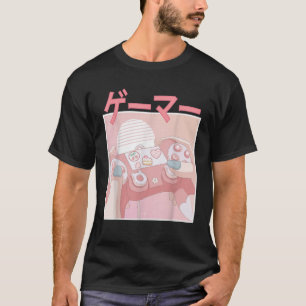 Camiseta Video Gamer Kawaii Pastel - Controle de Animação J