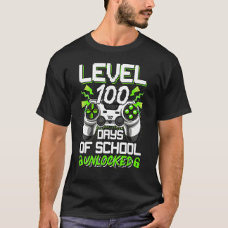 Camiseta Video Gamer Student 100th Day Teacher 100 Days of 