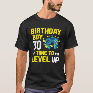Camiseta video games Birthda, 30 anos de idade