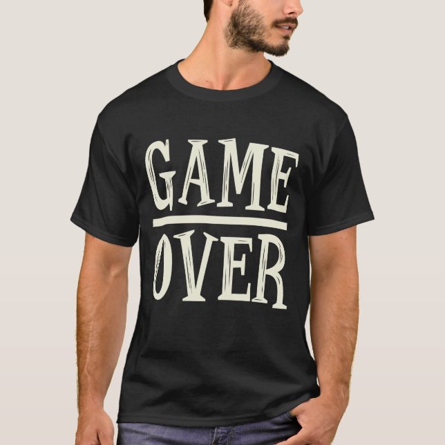 Camiseta Vídeo Games Game Over  (Frente)