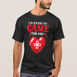 Camiseta Video Games Jogos Dia dos Namorados Gamer para Men