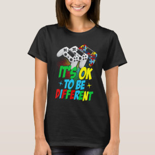 Camiseta Video Games Mês de Conscientização do Autismo Jogo