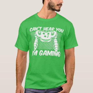 Camiseta Video Games Não Posso Ouvir Você Estou Jogando vin