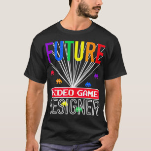 Camiseta Vídeo Jogo Futuro Vídeo Designer Kids Tshirt