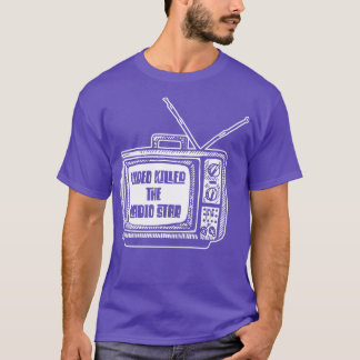 Camiseta Vídeo matou as escutas de rádio