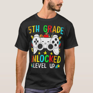 Camiseta Vídeo Níveis De 5 Nível Para Cima Desbloqueados Vo