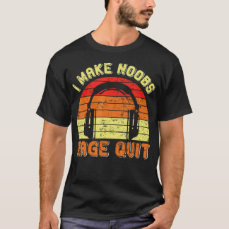 Camiseta Video Player I Make Noobs Rage Quit Gambler Gaming