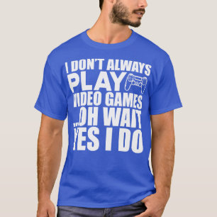 Camiseta Vídeo que eu nem sempre toco videos games oh esper