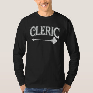 Camiseta Videoga Cleric MMO RPG Roleplay Classe de Caracter