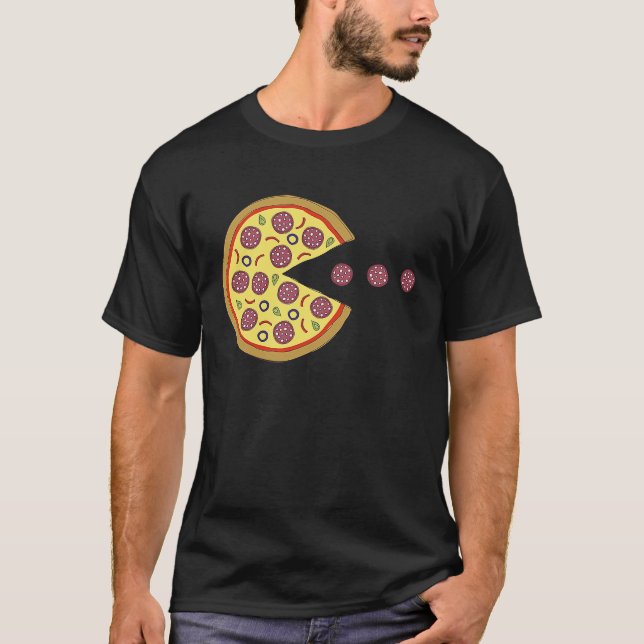 Camiseta Videogam Clássico de Salami de Arcade Retroativa P (Frente)