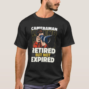 Camiseta Videografia de Cameraman Aposentada - Videógrafo C