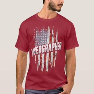 Camiseta Videógrafo Bem-Sucesso Videografia do Criador de A
