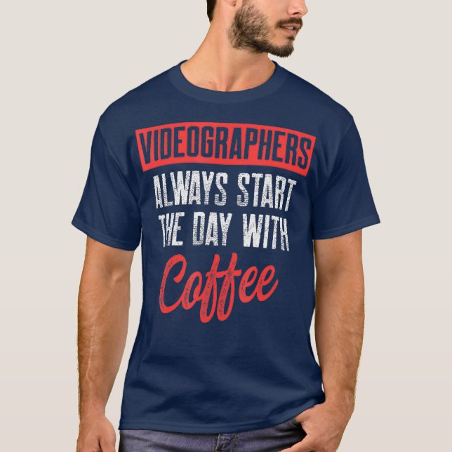 Camiseta Videógrafo Iniciar Videografia - Oferta do Criador (Frente)