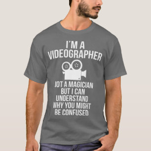 Camiseta Videógrafo Mágico Videografia do Criador de Arqu