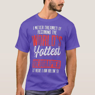 Camiseta Videógrafo Mais Hottest Videografia do Fabricante