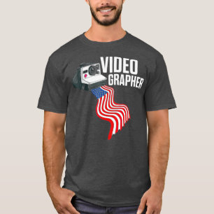 Camiseta Videógrafo Praticando Videografia Cineasta