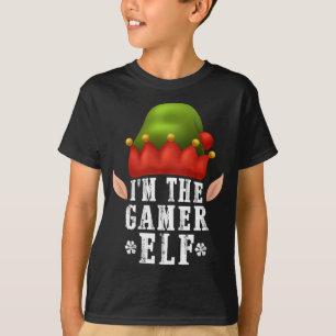 Camiseta Vídeojogos de Natal Im The Gamer Elf