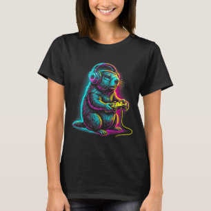 Camiseta Vídeos engraçados de jogos do Dia da Marmota Marmo