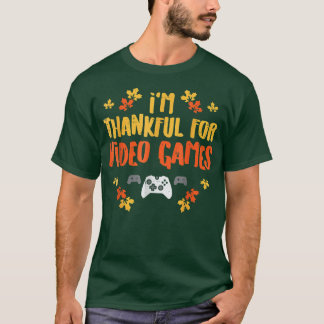 Camiseta Videos games agradecidos Jogadores Engraçados Ação
