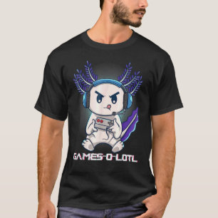 Camiseta Videos games de Console de Reprodução do Axolotl C
