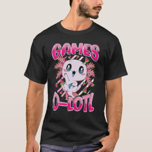 Camiseta Videos games de Console de Reprodução do Axolotl C