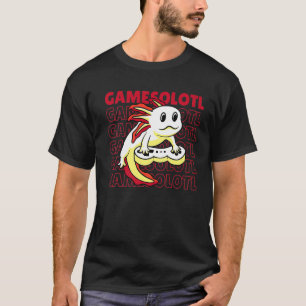 Camiseta Videos games de Jogadores Axolotl — Jogos em Bonit