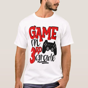 Camiseta videos games De Jogadores Do 3º Grau 1Rua Dia De 
