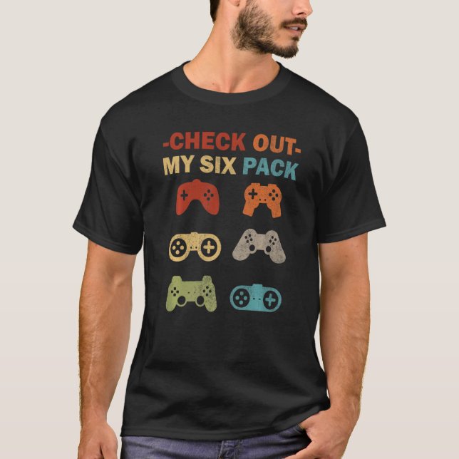 Camiseta Videos games De Jogos Confiram Meu Ga Retroativo D (Frente)