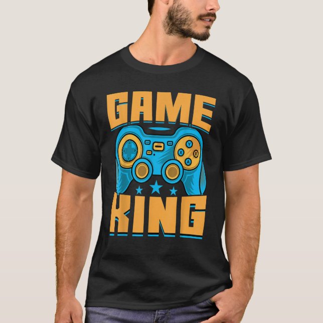 Camiseta Videos games de jogos King jogos (Frente)