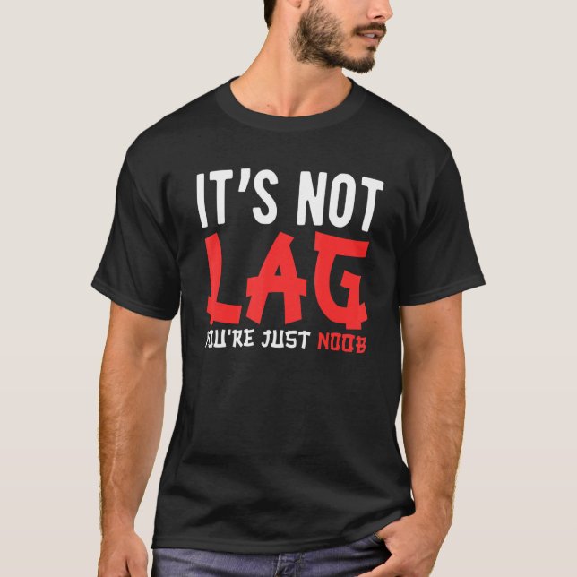Camiseta Videos games de jogos Não está atrasado Você é ape (Frente)
