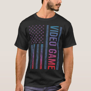 Camiseta Videos games de Sinalizador de Gradação Jogos