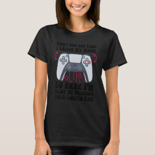 Camiseta Videos games De Vez Em Quando Deixo Meu Quarto G