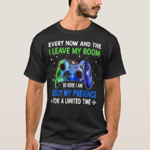 Camiseta Videos games De Vez Em Quando Deixo Meu Quarto Gam