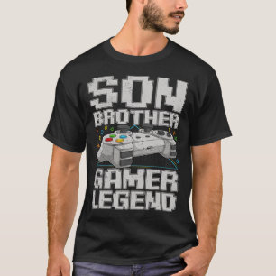 Camiseta Videos games Engraçados De Vintage Para Meninos, I