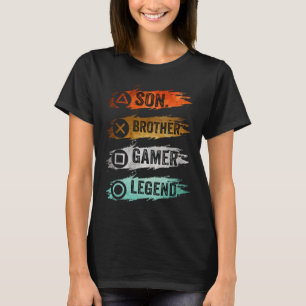 Camiseta Videos games Engraçados De Vintage Para Meninos, I