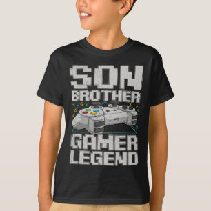Camiseta Videos games Engraçados De Vintage Para Meninos, I