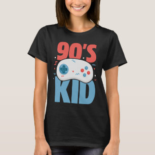 Camiseta videos games Kid 1990 da década de 90 controlando 