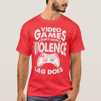 Camiseta Videos games Não Causam Atraso De Violência