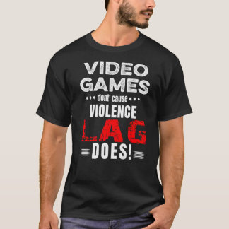 Camiseta Videos games não causam atraso de violência faz ma