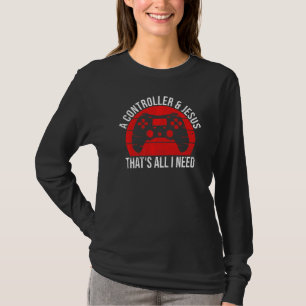 Camiseta Videos games Para Um Jogador Online