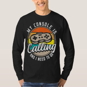 Camiseta Videos games Que Meu Console Está Ligando E Eu Pre