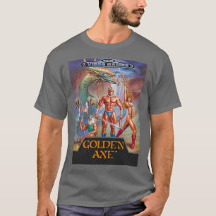 Camiseta Videos games Retro Ax ouro