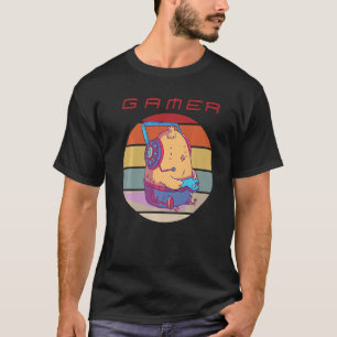 Camiseta Videos games Retro Gamer Console Games Pintinho