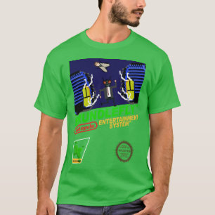Camiseta Videos games Retro Nintendo NES Cobrir Art Brundle