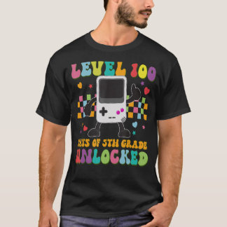 Camiseta Videos games Retroativos Nível 100 Dias De Unlo 5
