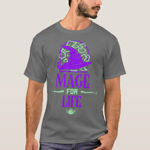 Camiseta Videos games Roleplayer RPG MORPG Mage Gaming
