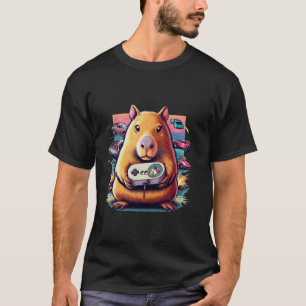 Camiseta Videos games Sobre Capybara Funny Videos games Cap